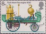 Fire Service 8p Stamp (1974) First Steam Fire-engine, 1830