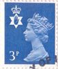 Regional Definitive - Northern Ireland 3p Stamp (1974) Blue