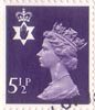 Regional Definitive - Northern Ireland 5.5p Stamp (1974) Purple