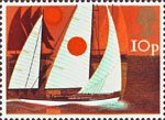 Sailing 10p Stamp (1975) Cruising Yachts