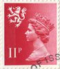 Regional Definitive - Scotland 11p Stamp (1976) Scarlet