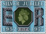 Silver Jubilee 8.5p Stamp (1977) Silver Jubilee