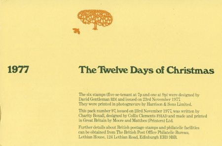 Reverse for Christmas 1977