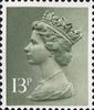 Definitive 13p Stamp (1979) Olive Grey
