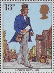 Sir Rowland Hill 13p Stamp (1979) London Post, c 1839