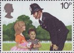 Police 10p Stamp (1979) Policeman on the Beat