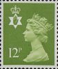 Regional Definitive - Northern Ireland 12p Stamp (1980) Yellow-Green