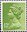 12p, Yellowish Green from Definitive (1980)