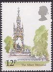 London Landmarks 12p Stamp (1980) The Albert Memorial