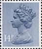 Definitive 14p Stamp (1981) Grey Blue