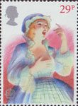 British Theatre 29p Stamp (1982) Opera Singer