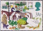 British Fairs 31p Stamp (1983) Early Produce Fairs
