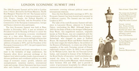 London Economic Summit Conference 1984