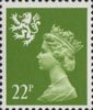 Regional Definitive - Scotland 22p Stamp (1984) Yellow Green