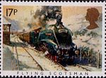 Famous Trains 17p Stamp (1985) Flying Scotsman