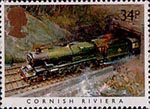 Famous Trains 34p Stamp (1985) Cornish Riviera