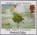 Europa. British Composers 31p Stamp (1985) 'The First Cuckoo' by Delius