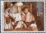 Arthurian Legend 17p Stamp (1985) King Arthur and Merlin