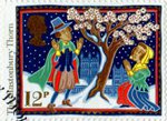 Christmas 1986 12p Stamp (1986) The Glastonbury Thorn