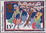 Christmas 1986 13p Stamp (1986) The Glastonbury Thorn