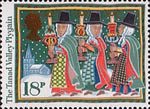 Christmas 1986 18p Stamp (1986) The Tanad Valley Plygain