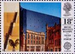 British Architects in Europe 18p Stamp (1987) Willis Faber and Dumas Building, Ipswich