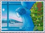 Christmas 1987 18p Stamp (1987) Waiting for Father Christmas