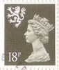 Regional Definitive - Scotland 18p Stamp (1987) Olive-Grey
