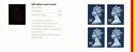 Booklet pane for Booklets (1988)