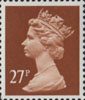 Definitive 27p Stamp (1988) Chestnut