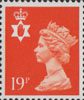 Regional Definitive - Northern Ireland 19p Stamp (1988) Bright Orange Red