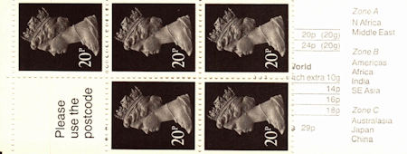 Booklet pane for Mills (1989)