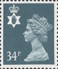 Regional Definitive - Northern Ireland 34p Stamp (1989) Deep Bluish-Grey