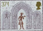 Christmas 1989 38p Stamp (1989) Triple Arch from West Front