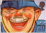 Greetings Booklet Stamps. 'Smiles' 20p Stamp (1990) The Laughing Policeman