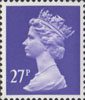 Definitive 27p Stamp (1990) Violet