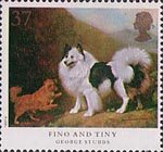 Dogs 37p Stamp (1991) 'Fino and Tiny'