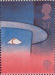 Europe in Space 37p Stamp (1991) Space looking at Man