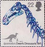 Dinosaurs 22p Stamp (1991) Iguanadon