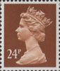 Definitive 24p Stamp (1991) Chestnut