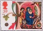 Christmas 1991 39p Stamp (1991) The Flight into Egypt