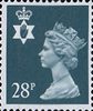 Regional Definitive - Northern Ireland 28p Stamp (1991) Deep Bluish Grey