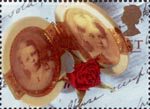 Greetings - Memories 1st Stamp (1992) Double Locket