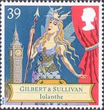 Gilbert and Sullivan 39p Stamp (1992) Iolanthe