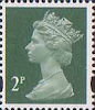 Definitives 2p Stamp (1993) deep green