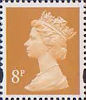 Definitives 8p Stamp (1993) yellow