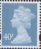Definitives 40p Stamp (1993) deep azure