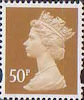 Definitives 50p Stamp (1993) ochre