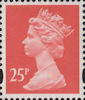 Definitive 25p Stamp (1993) Rose Red