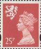 Regional Definitive - Scotland 25p Stamp (1993) Red